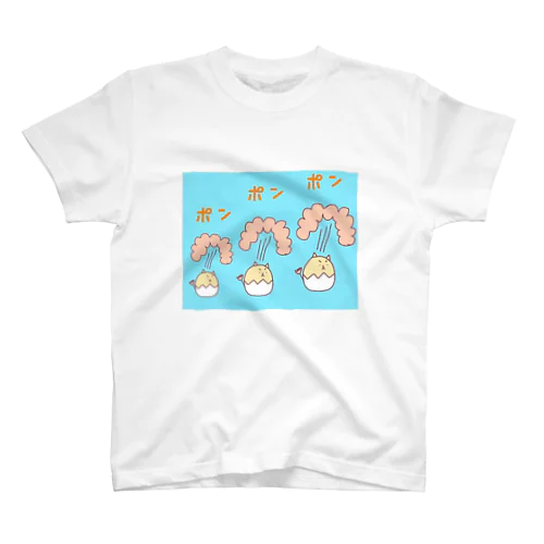 たまごあにまるず#ライオン スタンダードTシャツ