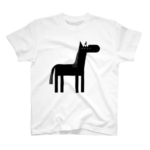 ANIMALシリーズ　うま スタンダードTシャツ