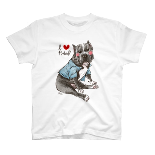 I love pitbull❤︎ Regular Fit T-Shirt