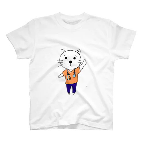 リハコネコTシャツ2 スタンダードTシャツ