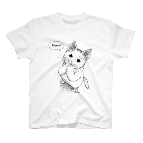 おねだり猫 スタンダードTシャツ