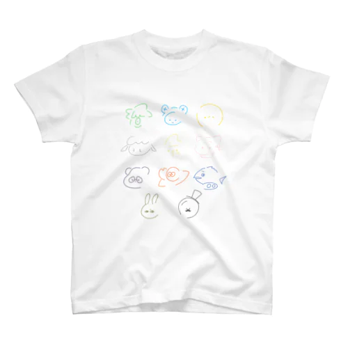 しんぷる大集合！（からふる） Regular Fit T-Shirt