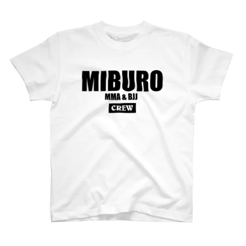 MIBURO CREW ブラック スタンダードTシャツ