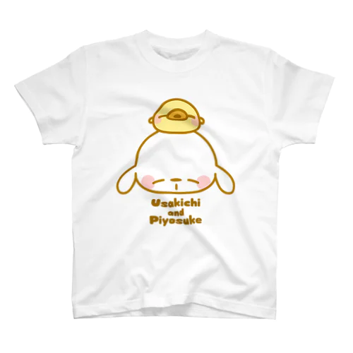 うさきちとぴよすけ　その1(カラーver) スタンダードTシャツ