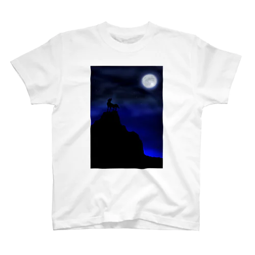 暗闇の狼 Regular Fit T-Shirt