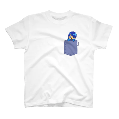 クウルのcoolなポケット！ Regular Fit T-Shirt