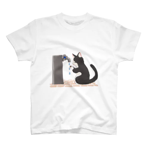 手洗い猫 Regular Fit T-Shirt