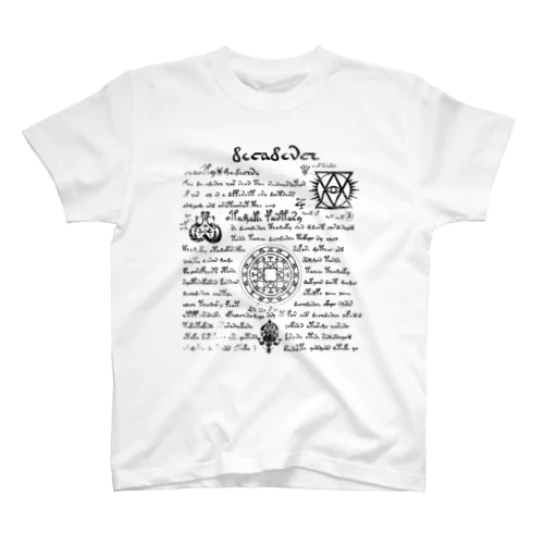 Grimoire of Thamaky(blanc) スタンダードTシャツ