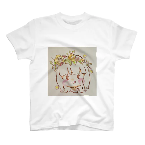 お花の女の子 スタンダードTシャツ