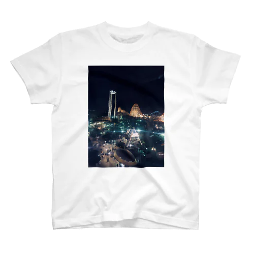 夜の遊園地 Regular Fit T-Shirt