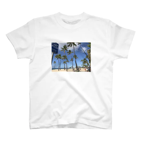 hawaii ビーチ スタンダードTシャツ