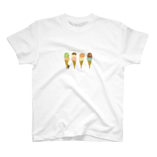 happy ice cream スタンダードTシャツ