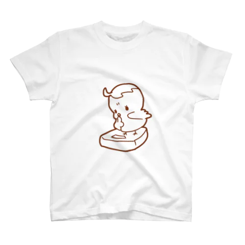 シンプルひよこのひよぴよちゃん Regular Fit T-Shirt