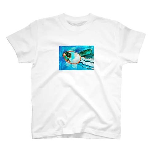 青い金魚 Regular Fit T-Shirt