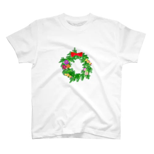 クリスマスリース Regular Fit T-Shirt
