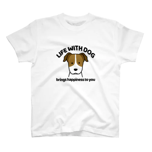 犬と共に（ジャック） スタンダードTシャツ