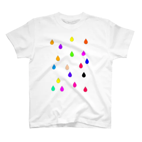 色とりどりの雨 スタンダードTシャツ