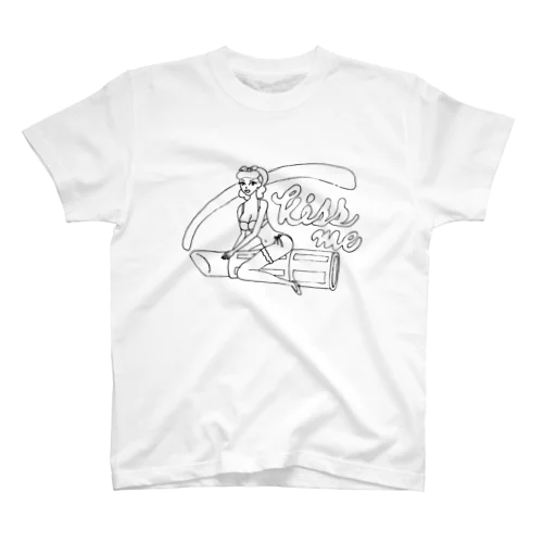 キスミー♡リップロケット Regular Fit T-Shirt