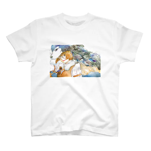 おおかみまい Regular Fit T-Shirt