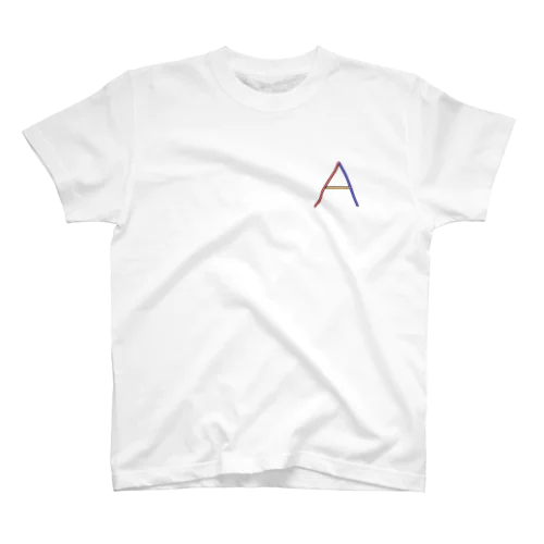 シンプル「A」tシャツ　蛍光 スタンダードTシャツ