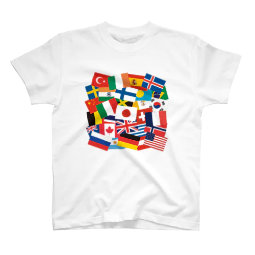 国旗 Regular Fit T-Shirt