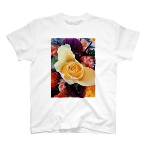 ヴィンテージ風バラ🌹 スタンダードTシャツ