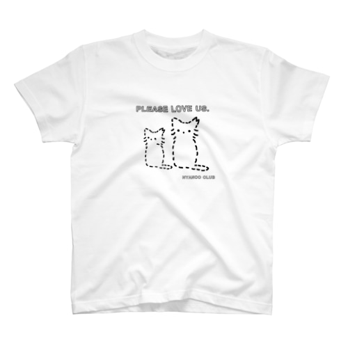 Please love street cats #チャリティー Regular Fit T-Shirt