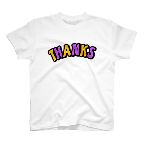 THANKS Regular Fit T-Shirt