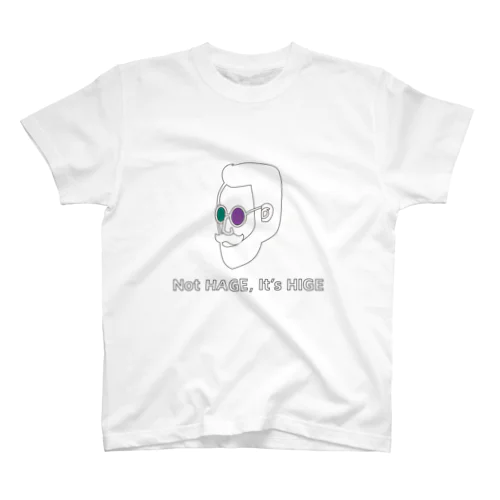 Not HAGE, It's HIGE Regular Fit T-Shirt