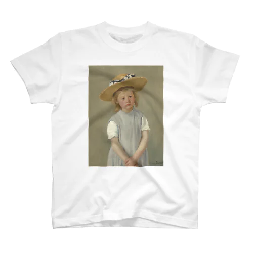 メアリー・カサット作「麦わら帽子をかぶった少女」 スタンダードTシャツ