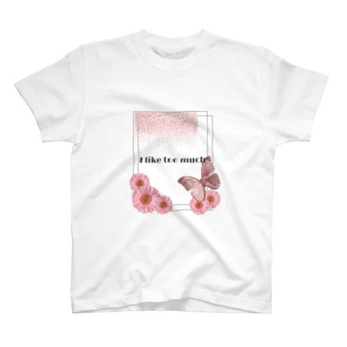 I like too much（PINK） スタンダードTシャツ