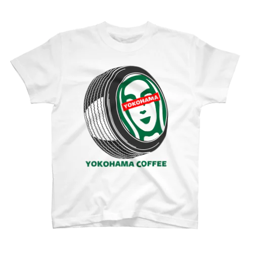 YOKOHAMA COFFEE Regular Fit T-Shirt