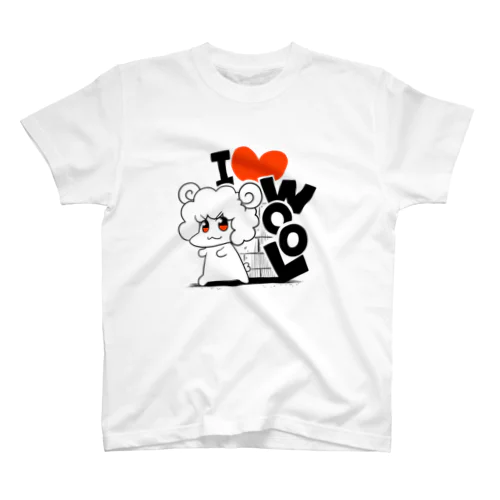 I LOVE WOOL Regular Fit T-Shirt