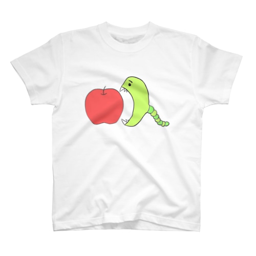 丸呑みいもむし Regular Fit T-Shirt