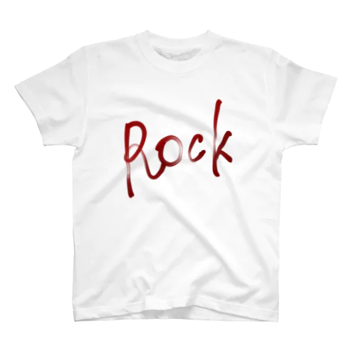 Rock（文字） スタンダードTシャツ