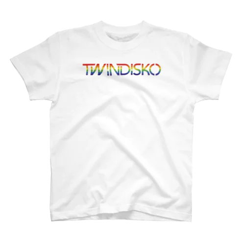 TWINDISKO RAINBOW スタンダードTシャツ