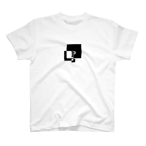 シンプルデザインアルファベットP Regular Fit T-Shirt
