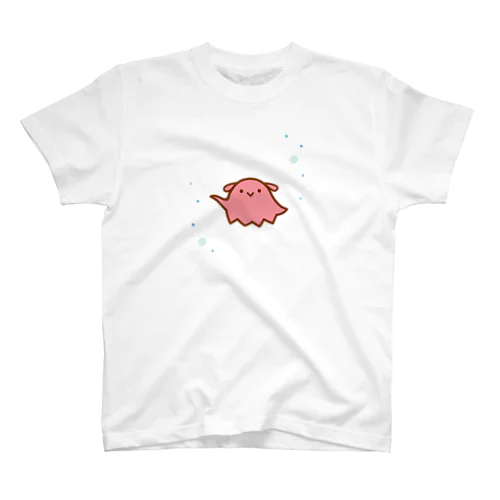 メンダコ(桃・おてて上げ) スタンダードTシャツ