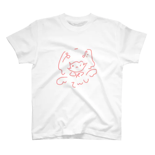 ぴんくちゃん。(てんし) スタンダードTシャツ