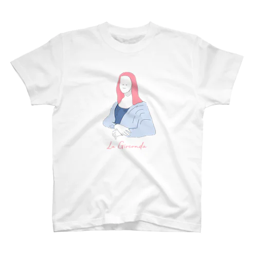 ピンクのモナリザさん（La Gioconda） Regular Fit T-Shirt