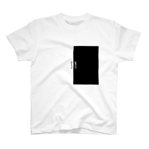 N極S極 モノトーン ［font:matchbook］ Regular Fit T-Shirt