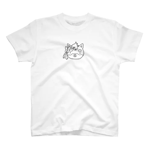 しばいぬ（モノクロ） スタンダードTシャツ