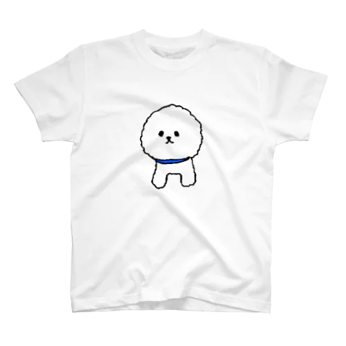 ビションフリーゼ もこもこ スタンダードTシャツ