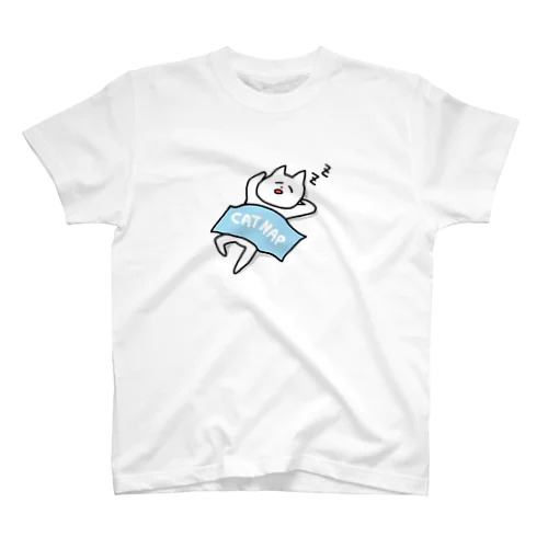 お昼寝ねこ Regular Fit T-Shirt