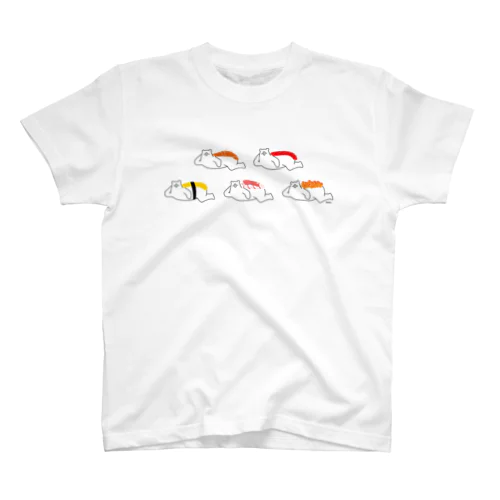 しろくまの寿司 티셔츠