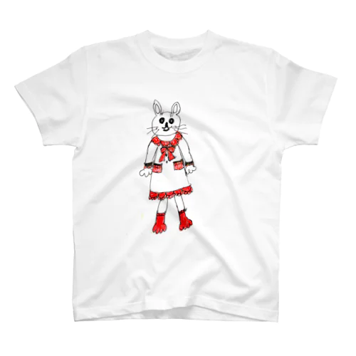 ねこリボン Regular Fit T-Shirt