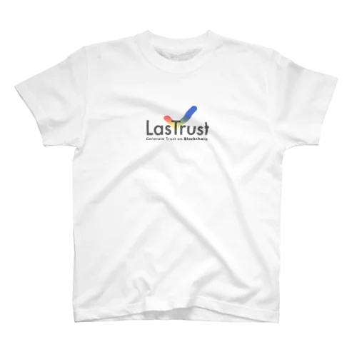 LasTrust Black Logo Regular Fit T-Shirt