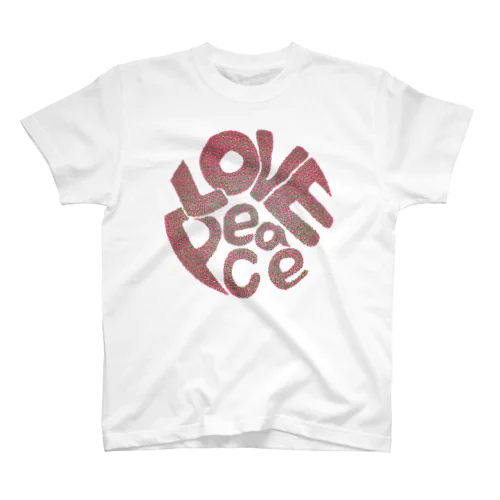 Love Peace カラー2 スタンダードTシャツ