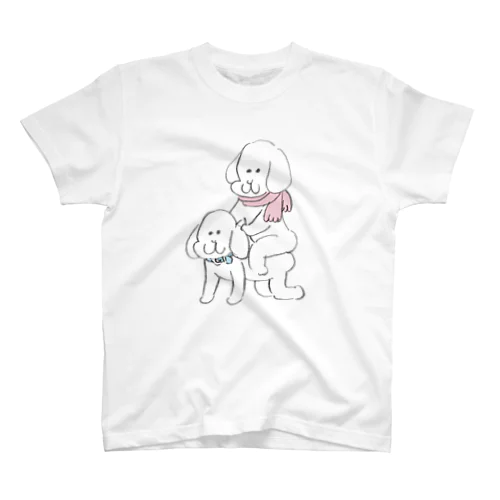 わたしの犬におのり スタンダードTシャツ