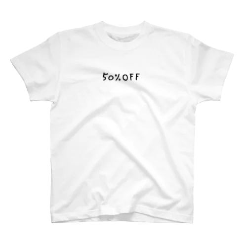 ５０％OFF Regular Fit T-Shirt